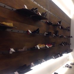 Wall of beautiful shoes.