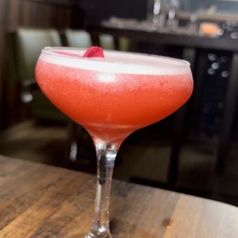 The Loaded Spoon - a drink in a coupe glass - Cocktail Bars Near Me - Freehold, New Jersey