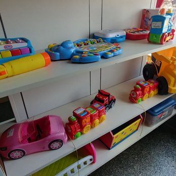 Kaleidoscope Consignment - Some children's toys in front of store. - Used, Vintage & Consignment Near Me - Pacific, Missouri