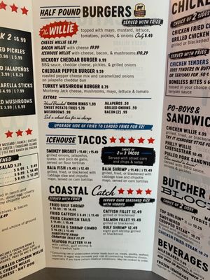 Menu photo 7 Willie's Grill & Icehouse Georgetown, TX Menu photo 7 Willie's Grill & Icehouse Georgetown, TX