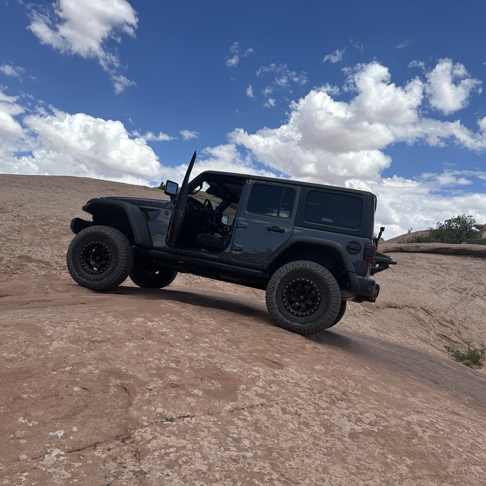 Jenn's Jeep Rentals - Jenn's Rubicon in Arches NP near Tower Arch. - Car Rental Near Me - Moab, Utah Jenn's Jeep Rentals - Jenn's Rubicon in Arches NP near Tower Arch. - Car Rental Near Me - Moab, Utah