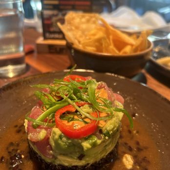 Eureka! - Ahi Poke Stack* - Burgers Near Me - Ontario, California Eureka! - Ahi Poke Stack* - Burgers Near Me - Ontario, California