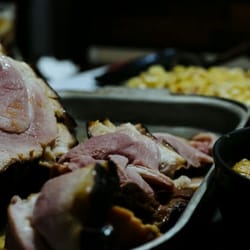 Fusion Pub Grub - Smoked ham with blackberry bourbon glaze