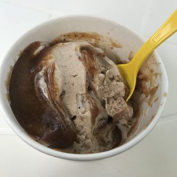Ice Cream Cafe - Non-dairy Cinnamon hard-serve ice cream with vegan caramel sauce. - Ice Cream & Frozen Yogurt Near Me - Orleans, Massachusetts Ice Cream Cafe - Non-dairy Cinnamon hard-serve ice cream with vegan caramel sauce. - Ice Cream & Frozen Yogurt Near Me - Orleans, Massachusetts