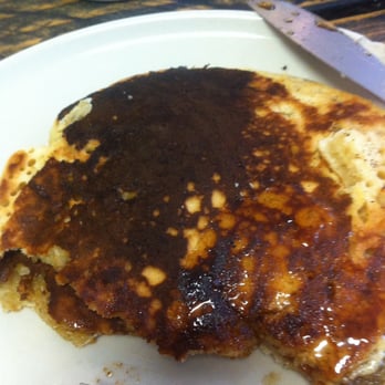 Donut Farm - The burned pancakes I was served at their San Pablo cafe. I will stick to eating their donuts. - Donuts Near Me - Berkeley, California