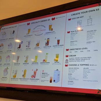 Teaspoon - Menu - Bubble Tea Near Me - Redwood City, California Teaspoon - Menu - Bubble Tea Near Me - Redwood City, California