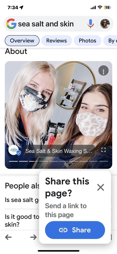 Sea Salt & Skin Waxing Salon Logo