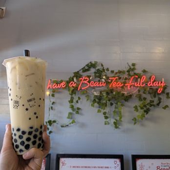 BeauTea - Jasmine milk tea with boba - Bubble Tea Near Me - South San Francisco, California