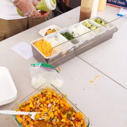 Chef Peij of Josas Tacos - Choose your own toppings