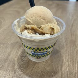 Gelati with rootbeer and salted caramel