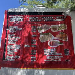 Taqueria Rosita - Menu