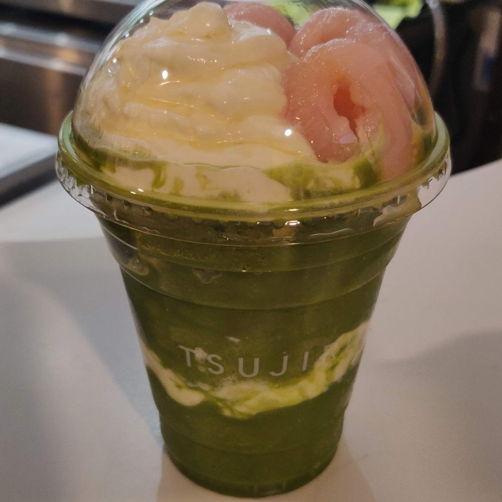 Tsujiri - Lychee Matcha Frappe - Tea Rooms Near Me - Toronto, Ontario Tsujiri - Lychee Matcha Frappe - Tea Rooms Near Me - Toronto, Ontario