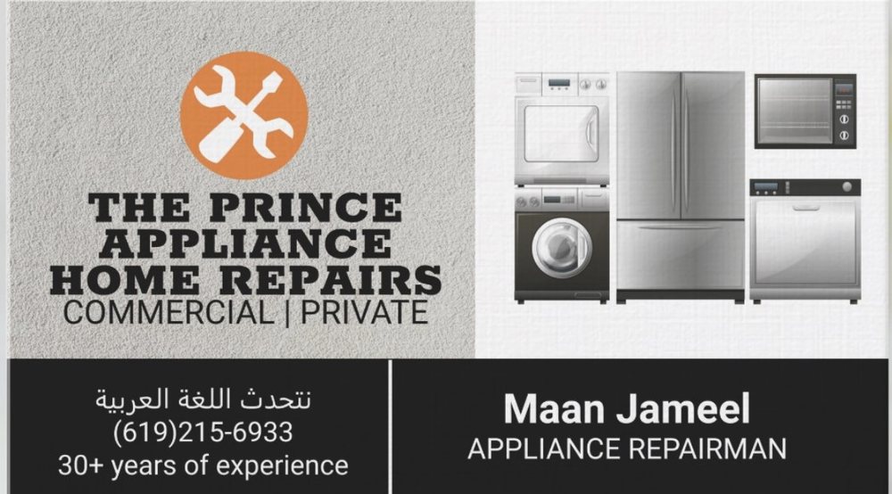 THE PRINCE APPLIANCE REPAIR Updated March 2024 El Cajon, California