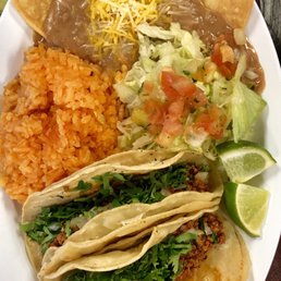 Taco combo plate