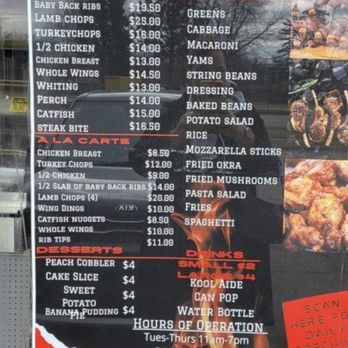 Off The Grill - Menu - Soul Food Near Me - Taylor, Michigan