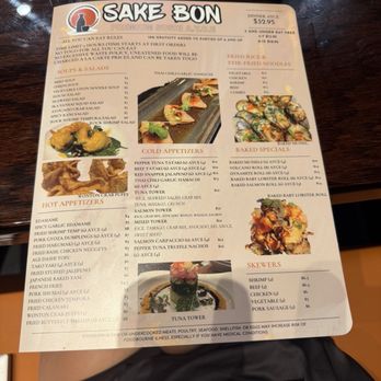 Sake Bon - Menu - Sushi Bars Near Me - Humble, Texas Sake Bon - Menu - Sushi Bars Near Me - Humble, Texas