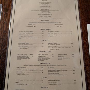 Duarte's Tavern - Menu Sept 2024 - American Near Me - Pescadero, California