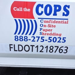 Confidential On-Site Paper Shredding - They have a bad reputation with DOT