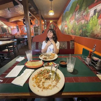 Tio Pepe - my girlfriend having the time of her life - Mexican Near Me - Eugene, Oregon