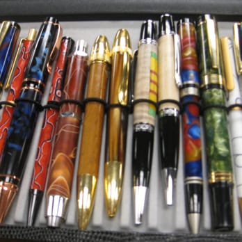 Rockler Woodworking & Hardware - Here are displays of some of the pens you can turn in class. - Hardware Stores Near Me - Cincinnati, Ohio Rockler Woodworking & Hardware - Here are displays of some of the pens you can turn in class. - Hardware Stores Near Me - Cincinnati, Ohio