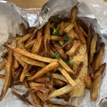 Boss Dawgz - Hot dog wrapped in fresh cut fries , AWESOME!!! - Hot Dogs Near Me - Lisle, Illinois