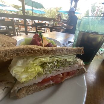Rainbow Oaks Restaurant - Fresh roasted Turkey sandwich. Added sprouts. - American Near Me - Fallbrook, California Rainbow Oaks Restaurant - Fresh roasted Turkey sandwich. Added sprouts. - American Near Me - Fallbrook, California