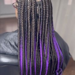 One of my daughter's braiding sessions.