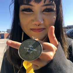 Majestic Trophy & Awards - Perfect attendance she Deserves a metal