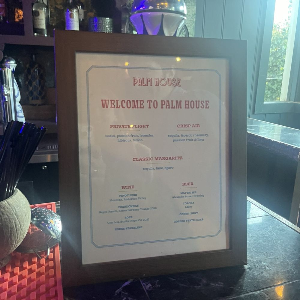 Palm House - Drink Menu - Breakfast & Brunch Near Me - San Francisco, California Palm House - Drink Menu - Breakfast & Brunch Near Me - San Francisco, California