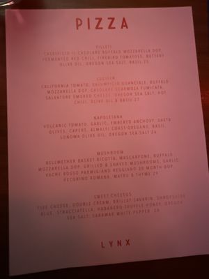 Menu photo 3 LYNX Los Angeles, CA Menu photo 3 LYNX Los Angeles, CA