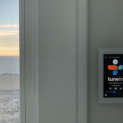 Mplex - Multi room audio system - wall touchscreen