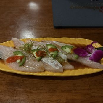 Okinawa Sushi & Steakhouse - Yellowtail Carpaccio - Japanese Near Me - Modesto, California Okinawa Sushi & Steakhouse - Yellowtail Carpaccio - Japanese Near Me - Modesto, California