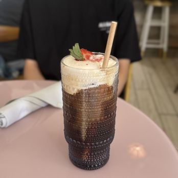 Little Lion Cafe - Strawberry Cold Brew - Cafes Near Me - San Diego, California