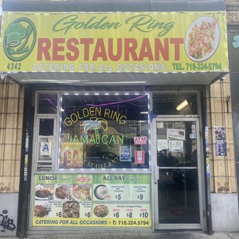 Golden Ring Restaurant - Storefront - Caribbean Near Me - Bronx, New York Golden Ring Restaurant - Storefront - Caribbean Near Me - Bronx, New York
