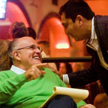 BURN By Rocky Patel - Rudy Guliani and Rocky Patel hanging out! - Lounges Near Me - Naples, Florida