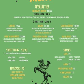 The Taco Truck - Online menu - Tacos Near Me - Valley Center, California The Taco Truck - Online menu - Tacos Near Me - Valley Center, California