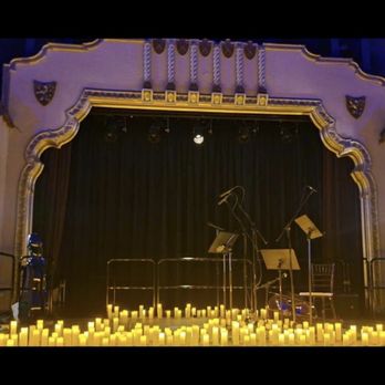 Granada Theater - a stage with candles and a piano - Venues & Event Spaces Near Me - Minneapolis, Minnesota