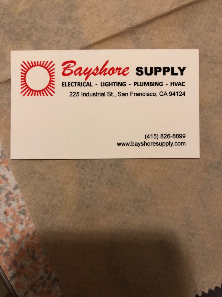 BAYSHORE SUPPLY & LIGHTS SF None UPDATED 2022 Wholesale Stores