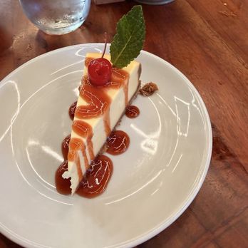 Mofongo  Restaurant - Cheesecake with guava sauce - Puerto Rican Near Me - Miami, Florida