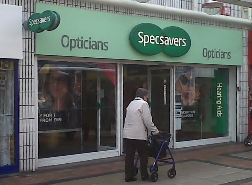 SPECSAVERS OPTICIANS 29 Borough Pavement, Birkenhead, Merseyside