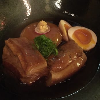 Kinjiro - Pork belly kakuni, half boiled egg and daikon - Izakaya Near Me - Los Angeles, California Kinjiro - Pork belly kakuni, half boiled egg and daikon - Izakaya Near Me - Los Angeles, California