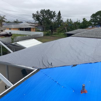 Cinergy Restoration - One of my tarps to fix their work. - Damage Restoration Near Me - Sunrise, Florida Cinergy Restoration - One of my tarps to fix their work. - Damage Restoration Near Me - Sunrise, Florida