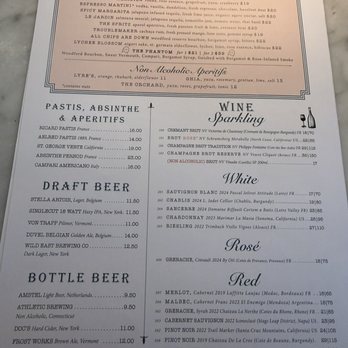 Paris Bar - Drink menu - French Near Me - New York, New York Paris Bar - Drink menu - French Near Me - New York, New York