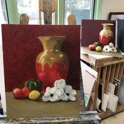 Inspired Minds - Adult Painting class, still life in oil