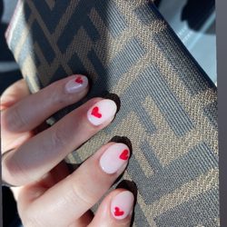 My Valentine's Day nails!