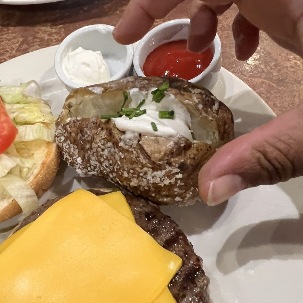 Brick Restaurant - Jumbo baked potatoe - New American Near Me - Jacksonville, Florida