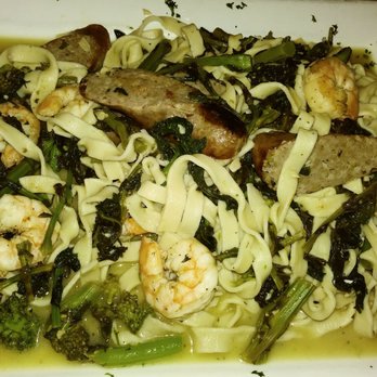 Boniello's - Italian sausage shrimp with freshly made fettuccine special - Italian Near Me - Riverdale, New Jersey Boniello's - Italian sausage shrimp with freshly made fettuccine special - Italian Near Me - Riverdale, New Jersey
