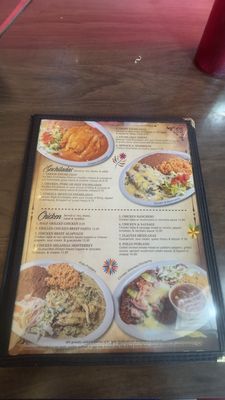 Menu photo 2 Mexican Cafe Comala Houston, TX