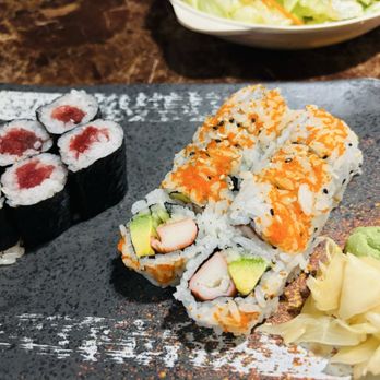 Sakura - Ahi and California roll sushi - Sushi Bars Near Me - Mililani, Hawaii