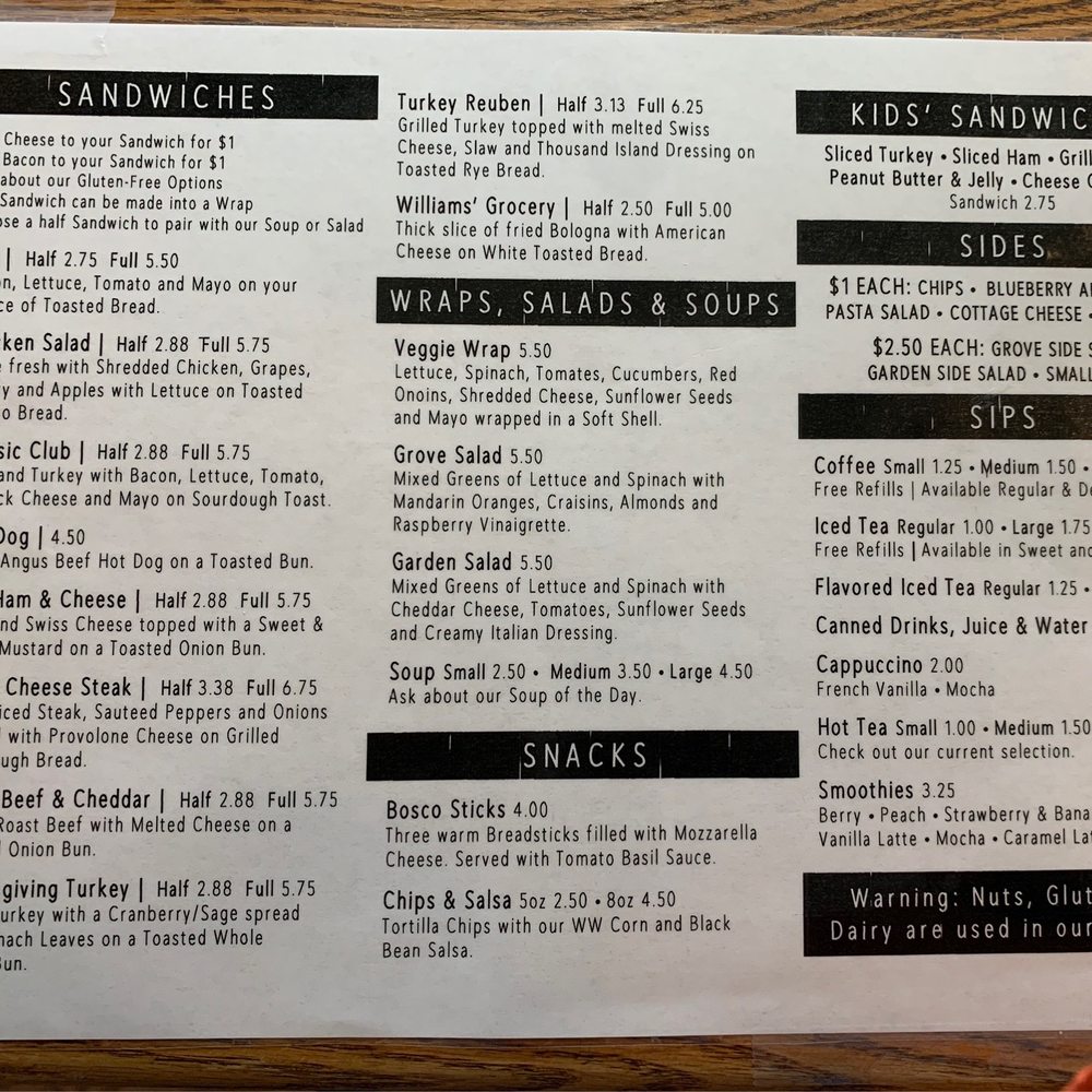 Whitling Whimsy - Lunch menu - Cafes Near Me - Casey, Illinois Whitling Whimsy - Lunch menu - Cafes Near Me - Casey, Illinois